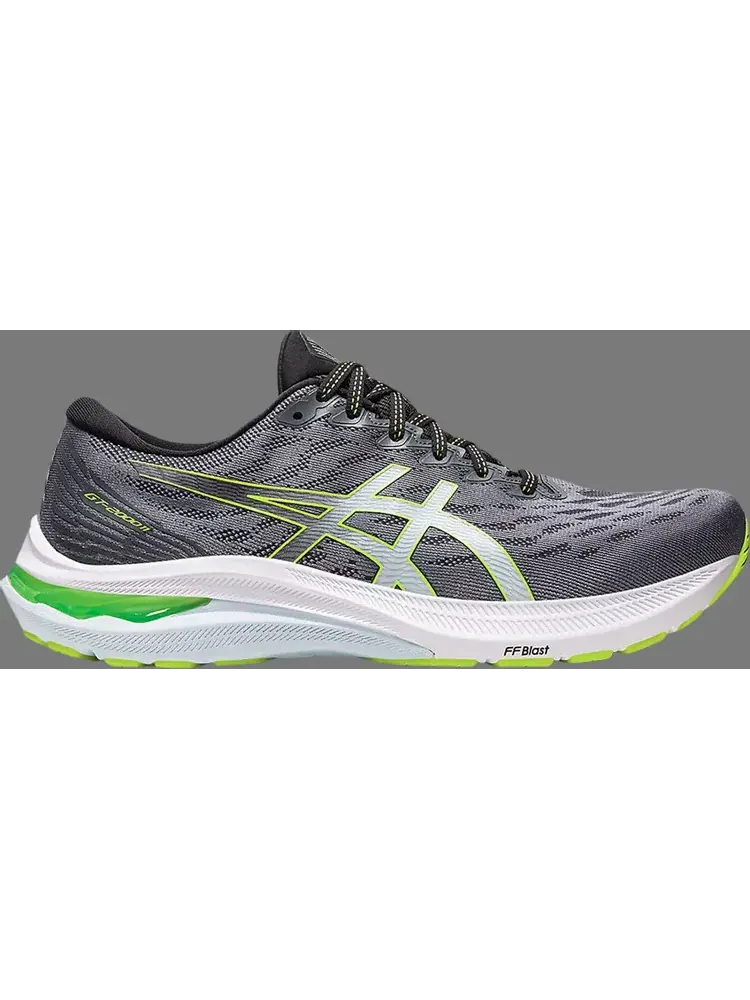 Кроссовки gt 2000 11 'metropolis lime zest' Asics — изображение 1 из 1, серый