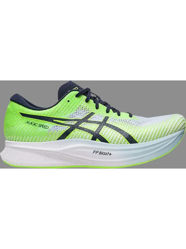 Кроссовки magic speed 2 'hazard green midnight' Asics — изображение 1 из 1, зеленый