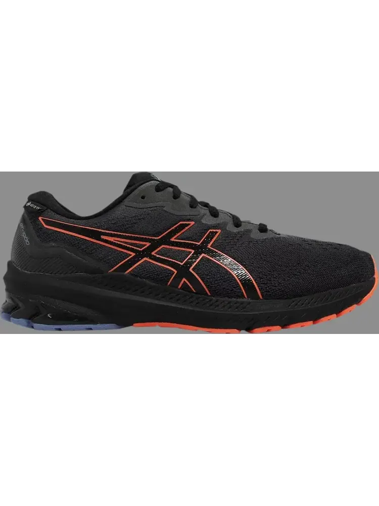 Кроссовки gt 1000 11 gtx 'black shocking orange' Asics — изображение 1 из 1, черный