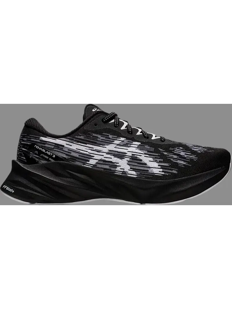 Кроссовки novablast 3 'black white' Asics — изображение 1 из 1, черный