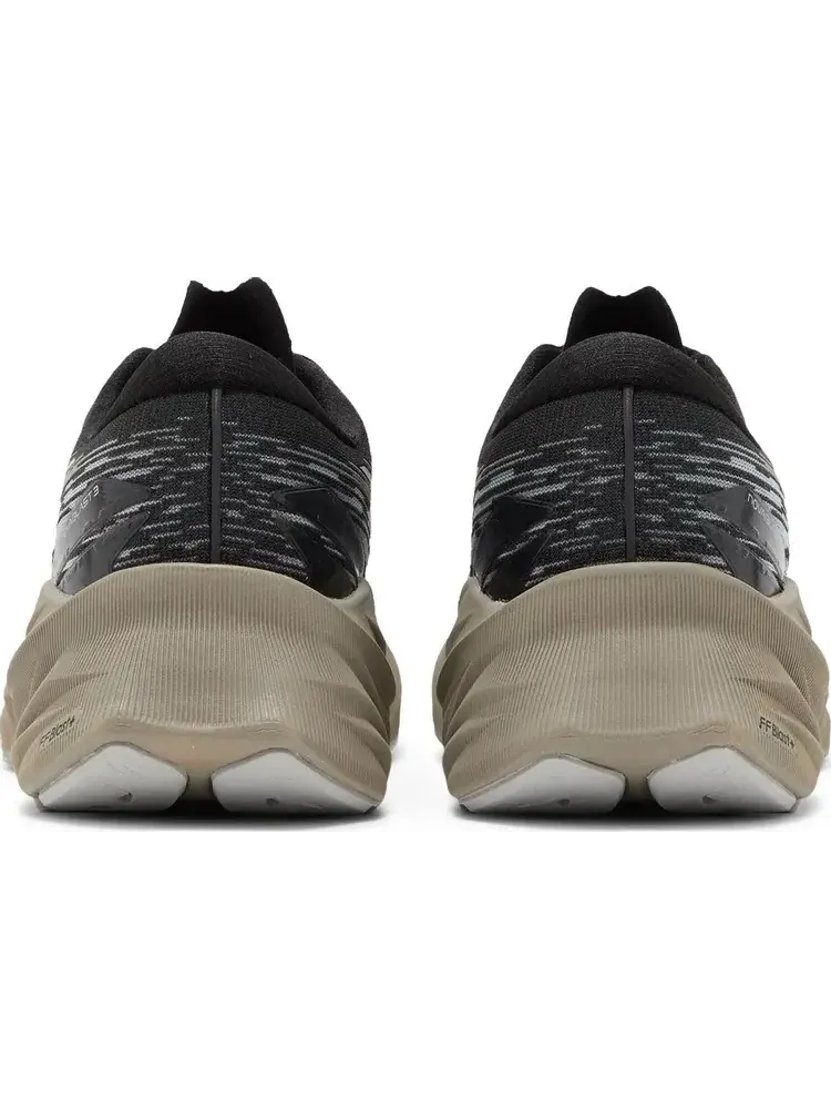 Кроссовки novablast 3 'black mink' Asics — изображение 6 из 8, черный
