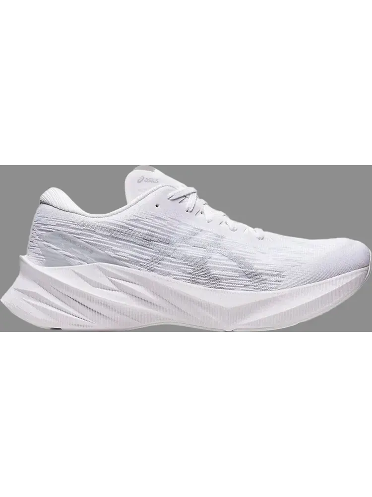 Кроссовки novablast 3 'white piedmont grey' Asics — изображение 1 из 1, белый