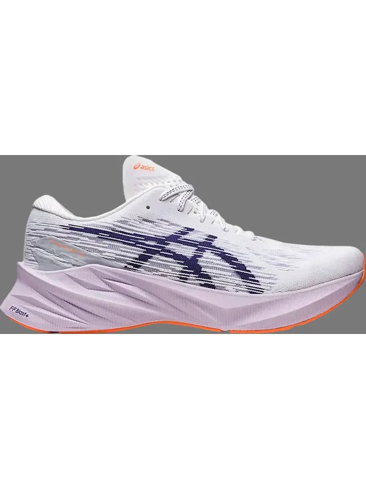 Кроссовки novablast 3 'white indigo blue' Asics — изображение 1 из 1, белый