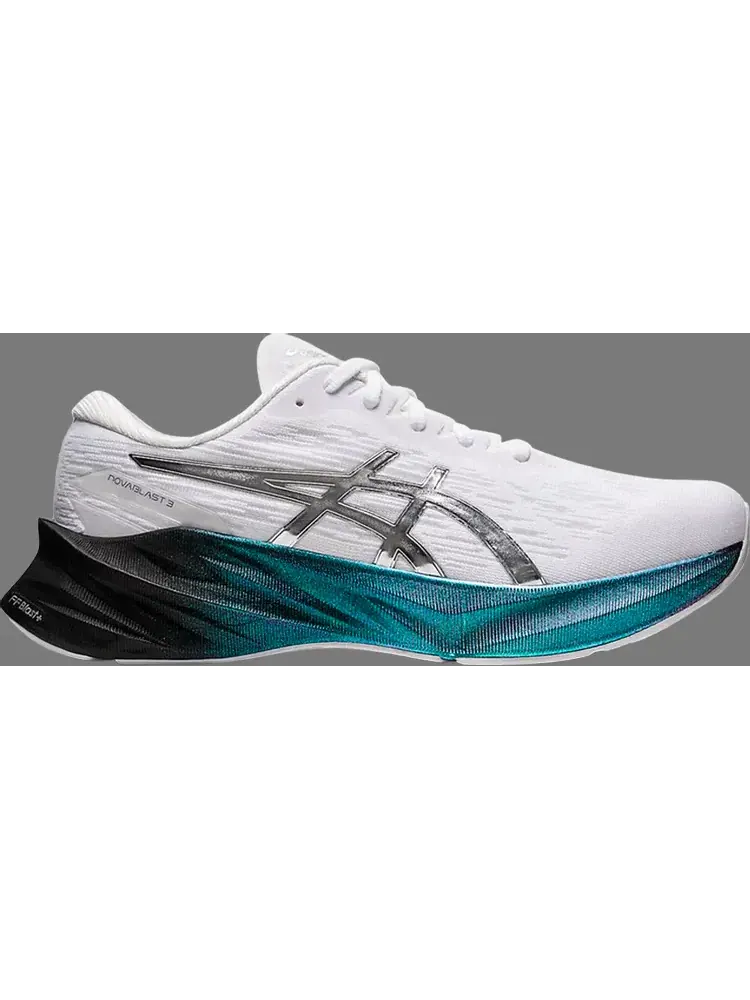 Кроссовки novablast 3 platinum 'white pure silver' Asics — изображение 1 из 1, белый