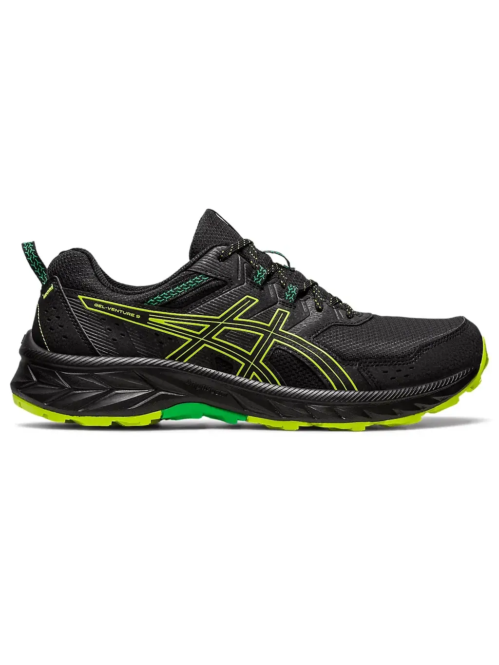 Кроссовки Asics GEL-VENTURE 9 — изображение 1 из 7, черный/желтый
