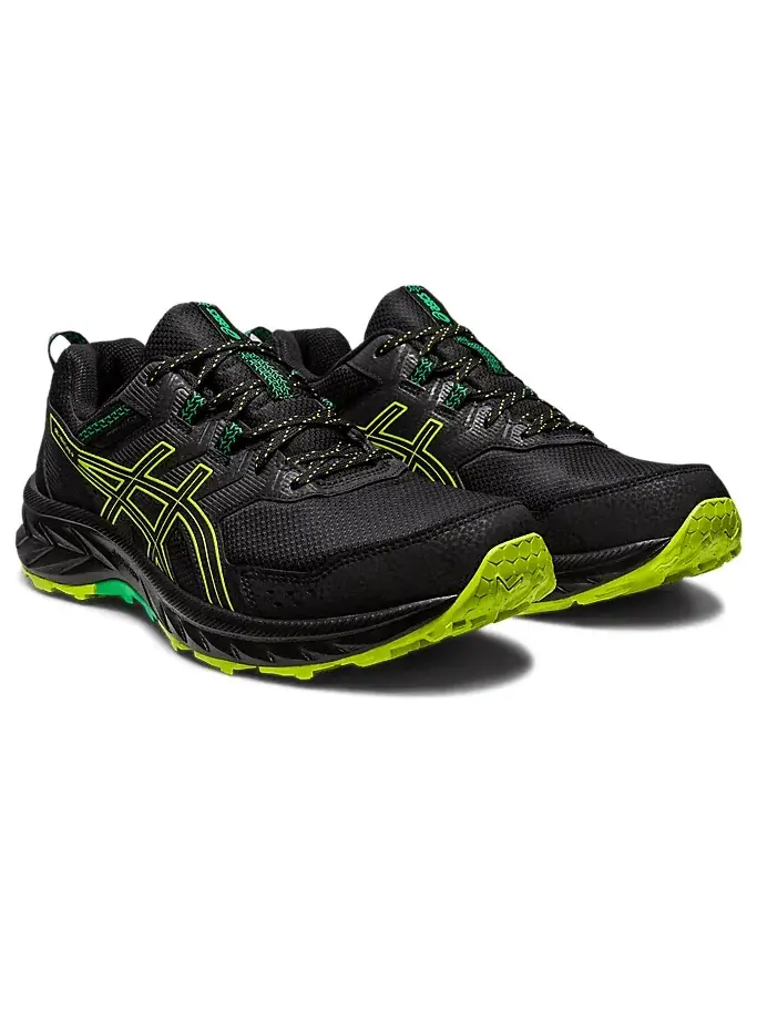 Кроссовки Asics GEL-VENTURE 9 — изображение 2 из 7, черный/желтый