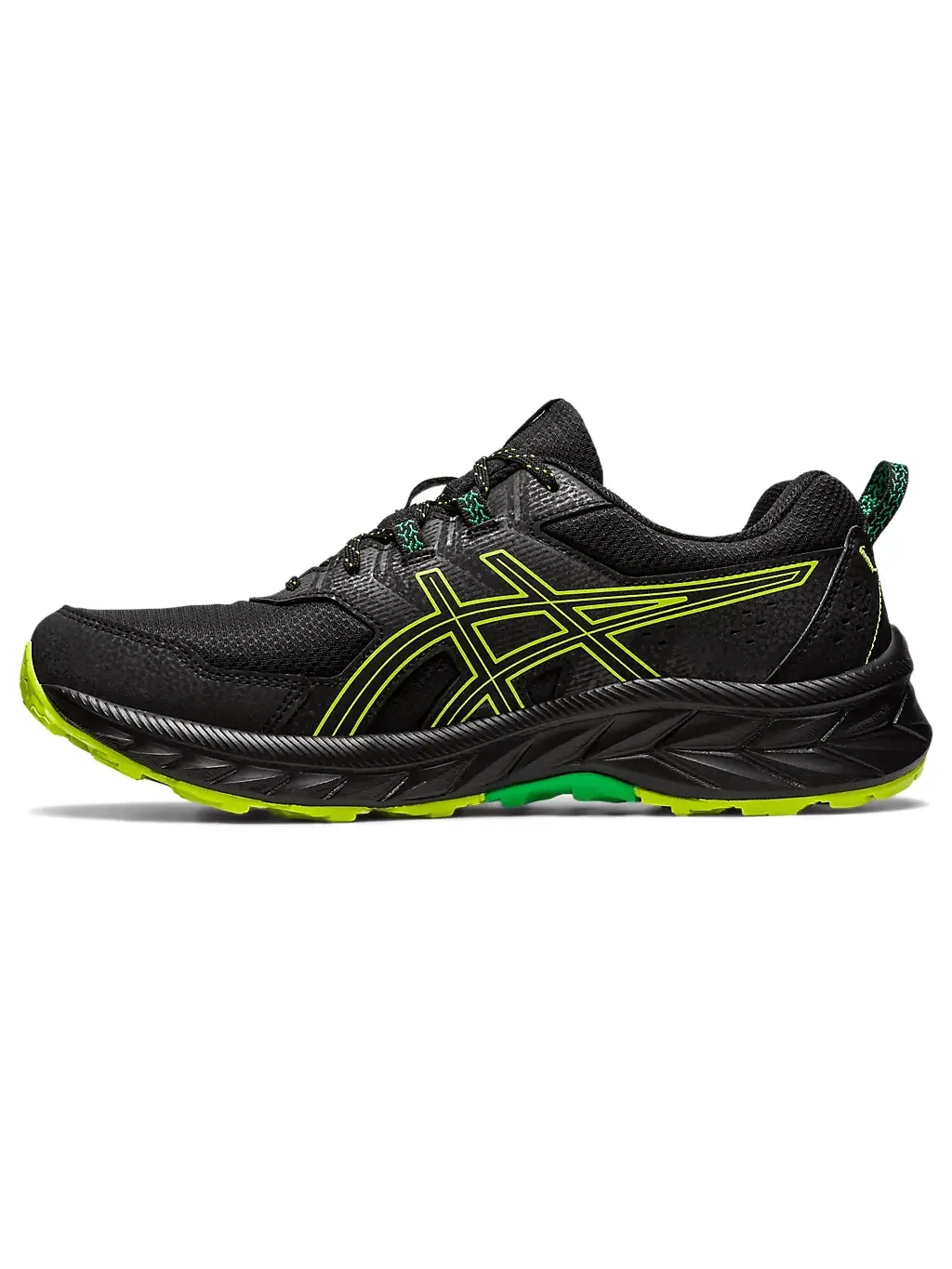 Кроссовки Asics GEL-VENTURE 9 — изображение 4 из 7, черный/желтый
