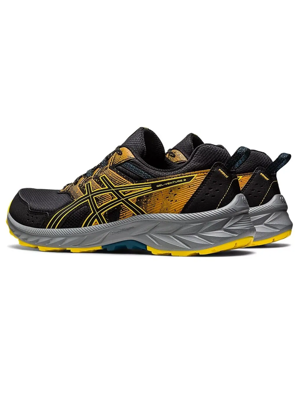 Кроссовки Asics GEL-VENTURE 9 — изображение 5 из 7, черный/оранжевый