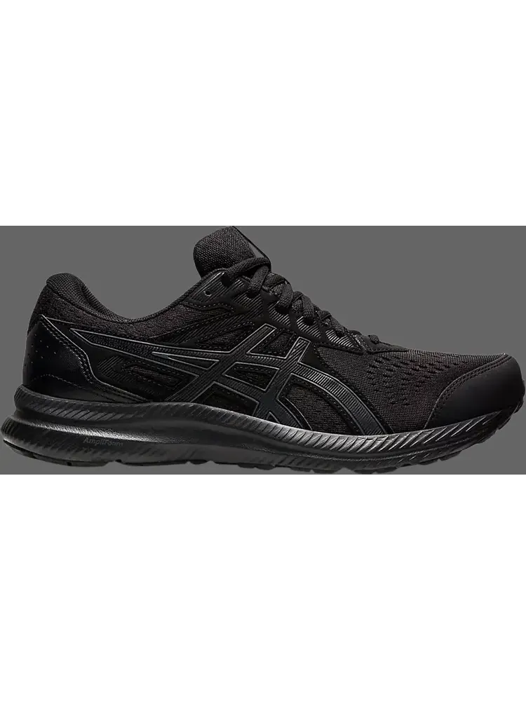 Кроссовки gel contend 8 4e wide 'black carrier grey' Asics — изображение 1 из 1, черный