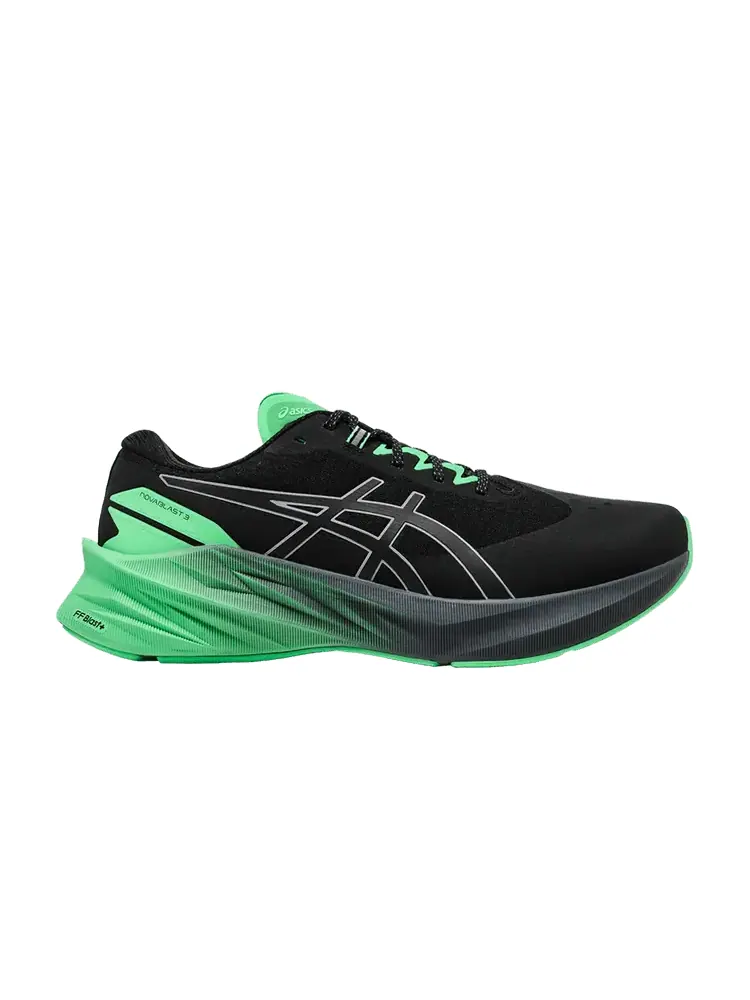 Кроссовки ASICS Novablast 3 Lite-Show 'Black New Leaf' — изображение 1 из 9, черный
