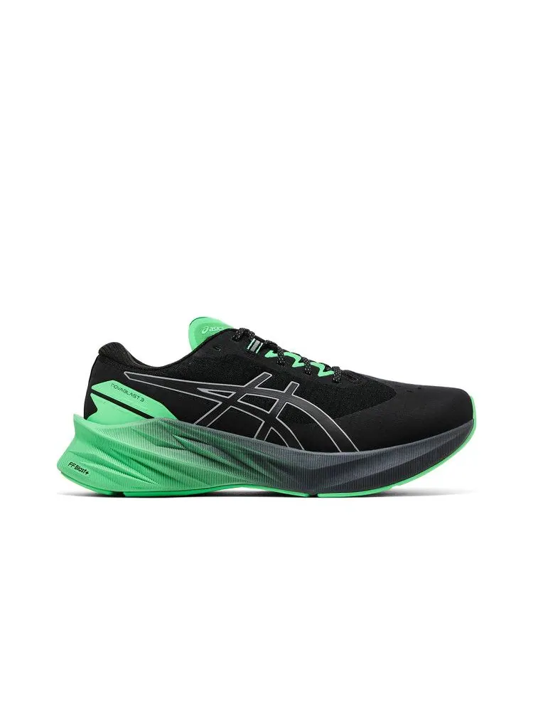 Кроссовки ASICS Novablast 3 Lite-Show 'Black New Leaf' — изображение 2 из 9, черный