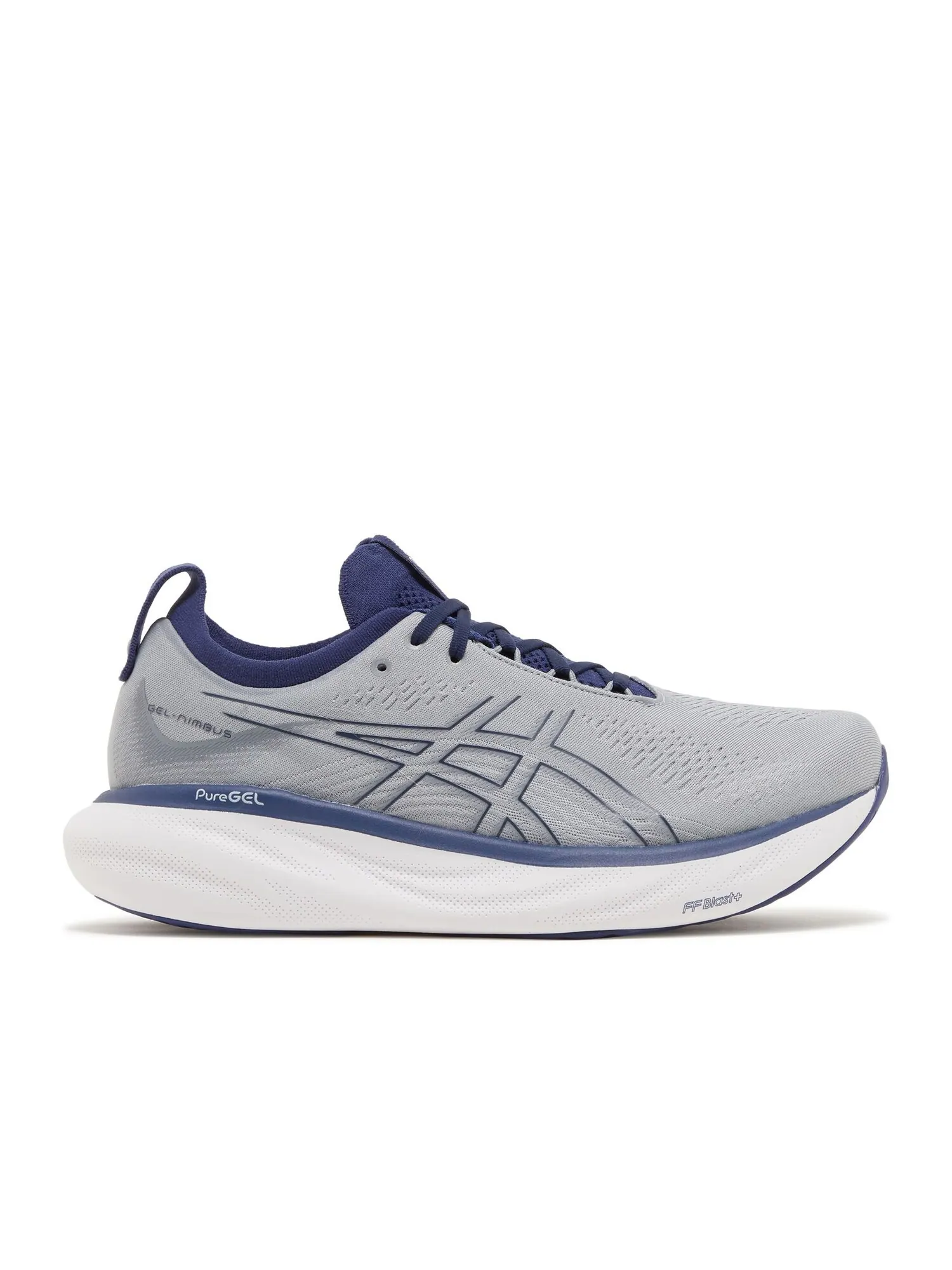 Кроссовки ASICS Gel Nimbus 25 'Sheet Rock Indigo Blue' — изображение 1 из 4, серый