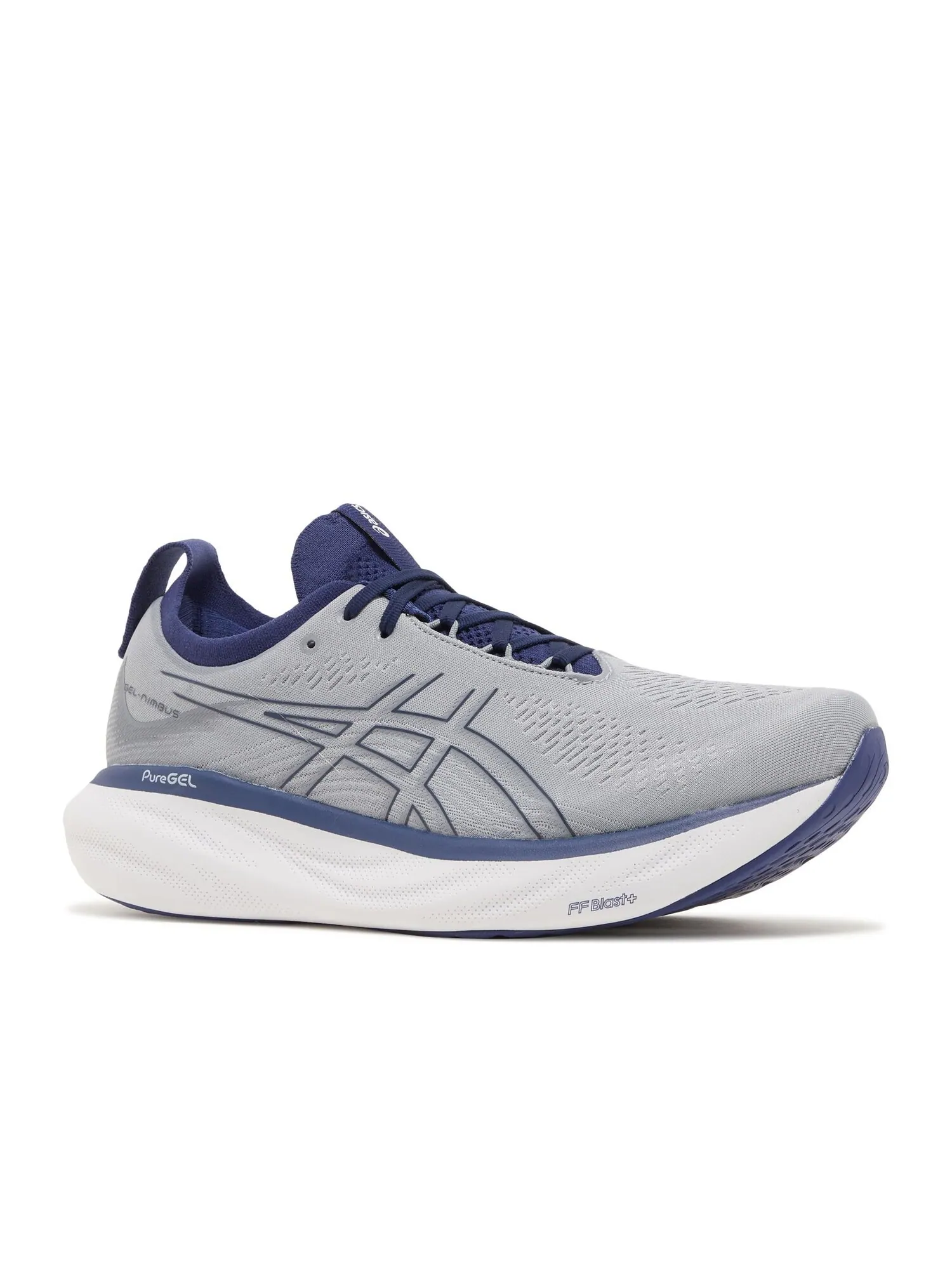 Кроссовки ASICS Gel Nimbus 25 'Sheet Rock Indigo Blue' — изображение 2 из 4, серый