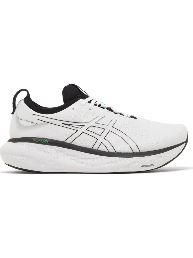 Кроссовки Gel Nimbus 25 'White Black Green' — изображение 1 из 4, белый