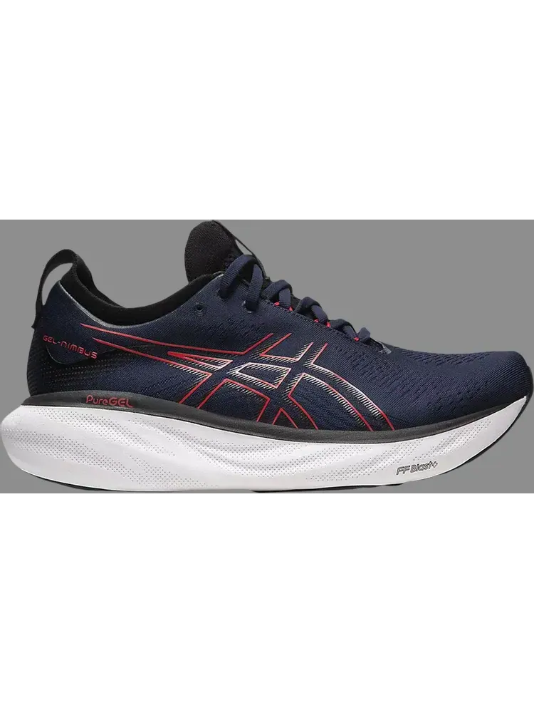 Кроссовки gel nimbus 25 'midnight electric red' Asics — изображение 1 из 1, синий