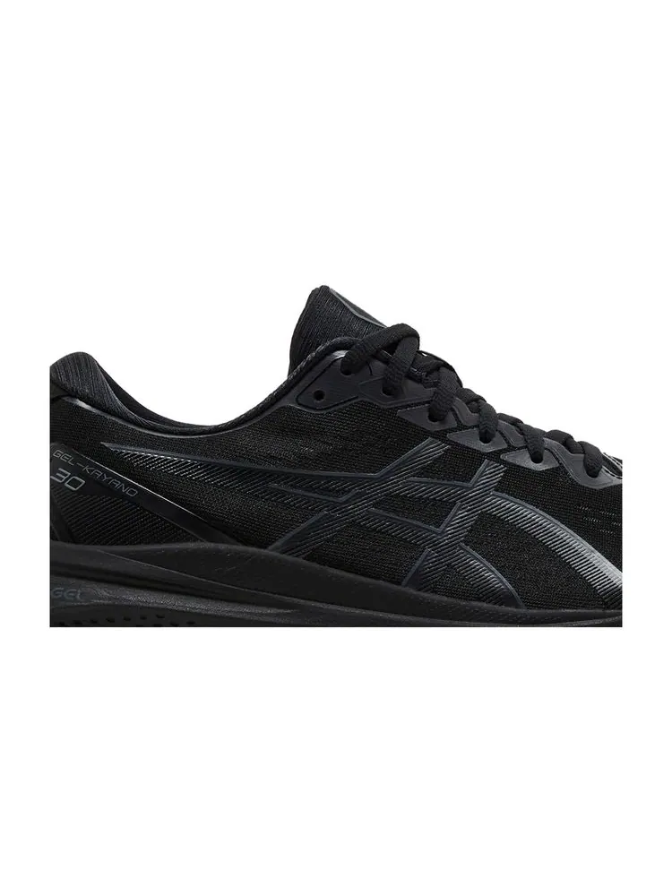 Кроссовки Gel Kayano 30 'Triple Black' — изображение 2 из 8, черный