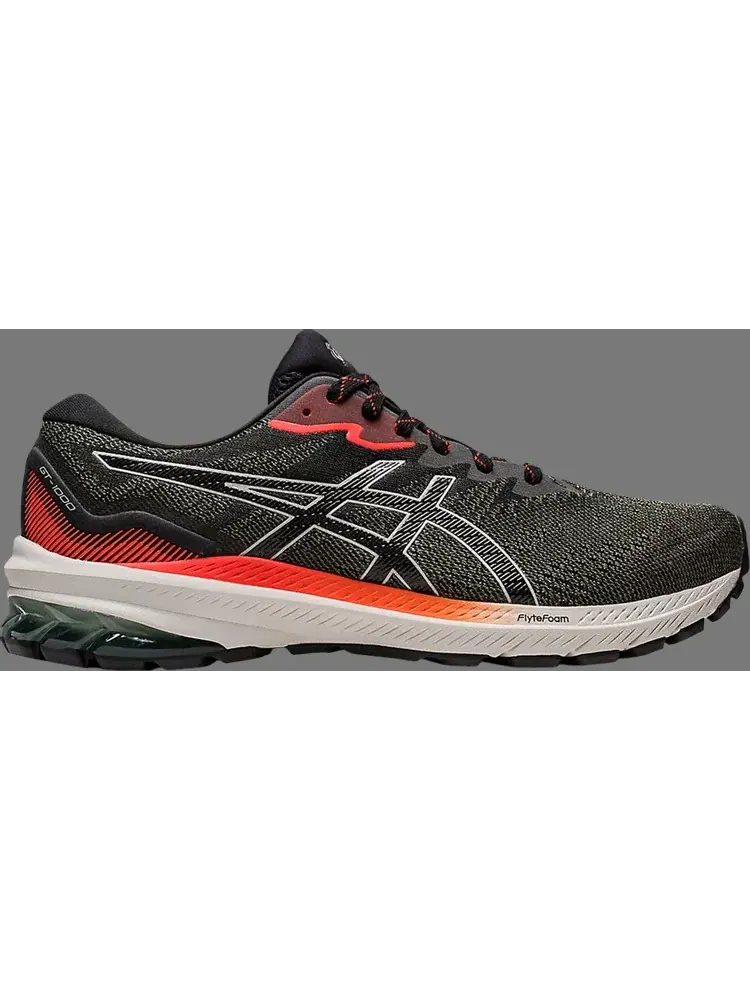 Кроссовки gt 1000 11 tr 'nature bathing - olive orange' Asics — изображение 1 из 1, зеленый