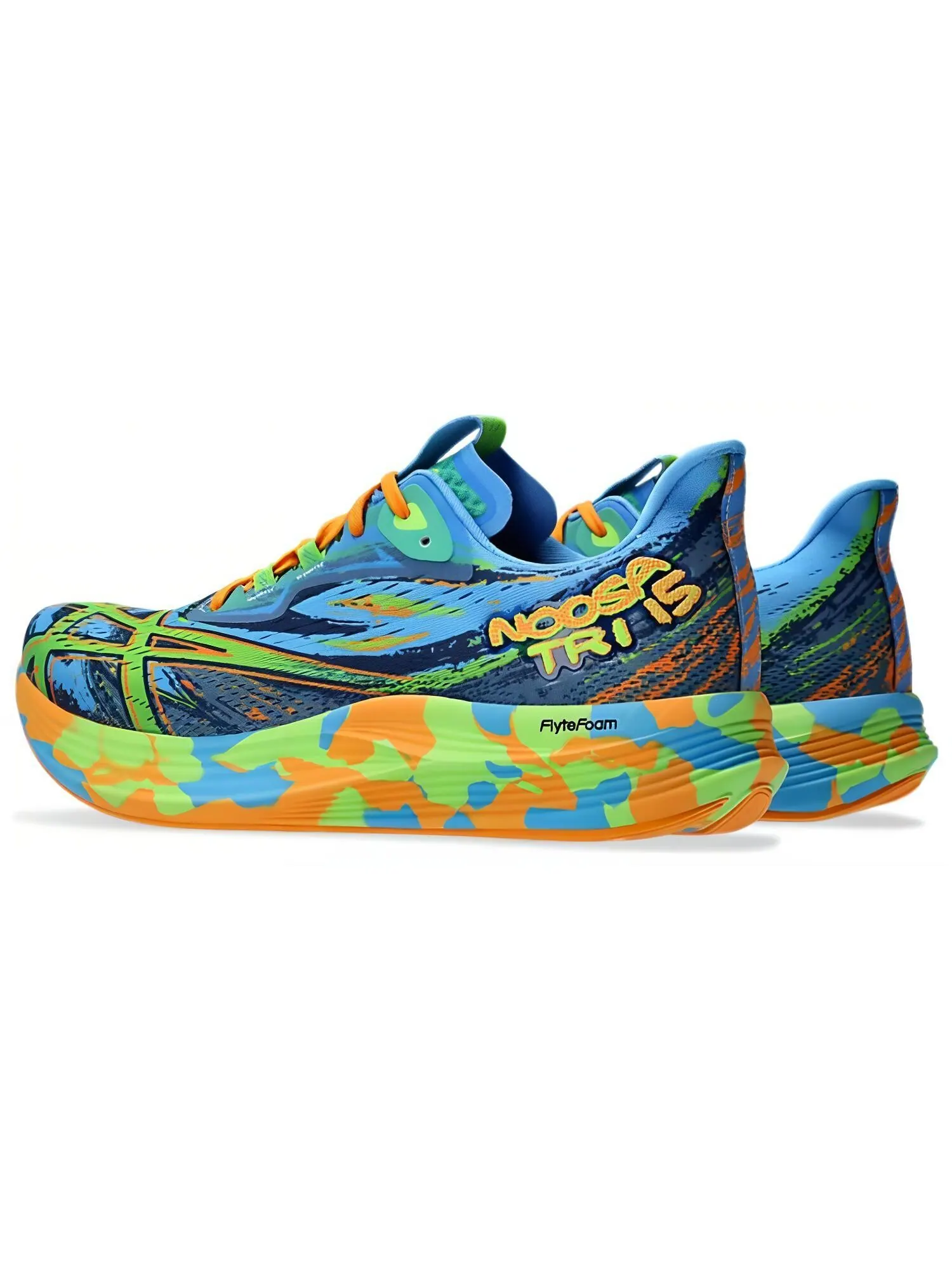 Кроссовки Asics Noosa Tri 15 'Avant Garde - Waterscape' — изображение 4 из 7, синий/кремовый белый