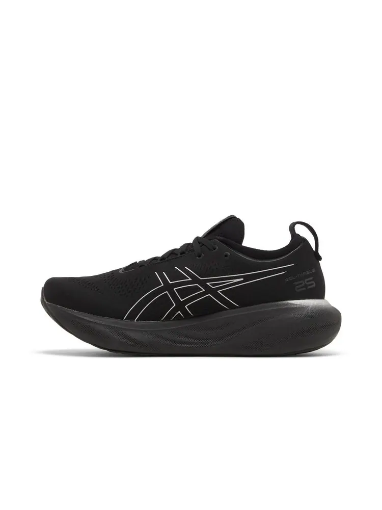 Кроссовки Gel Nimbus 25 Platinum 'Black Pure Silver' — изображение 3 из 8, черный серебристый