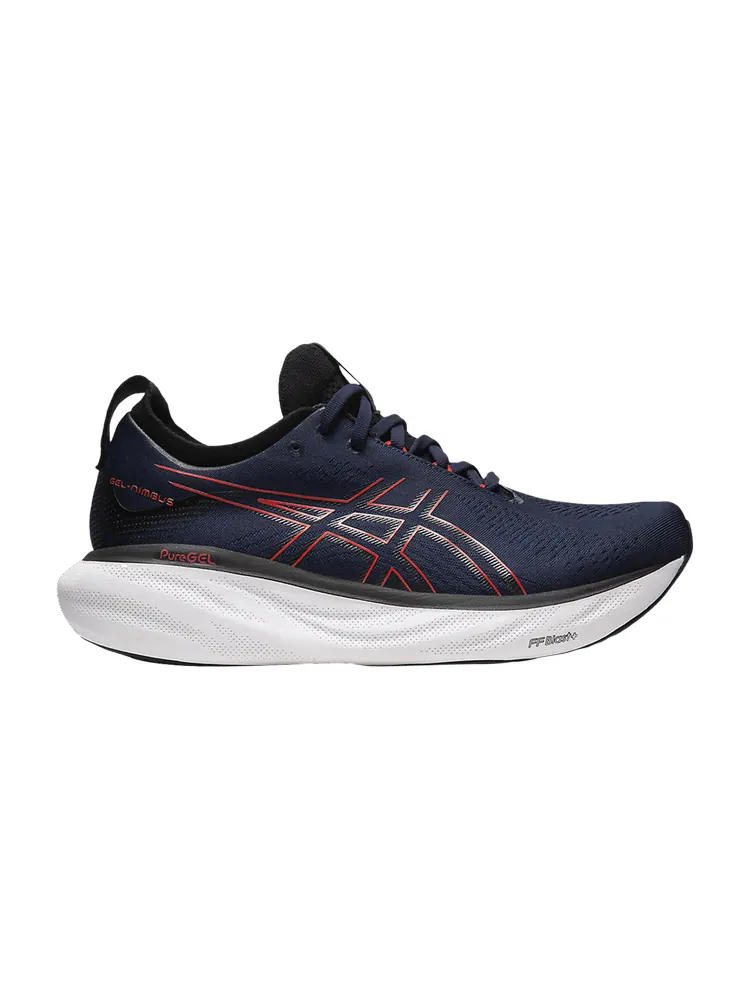 Кроссовки Gel Nimbus 25 Wide 'Midnight Electric Red' — изображение 1 из 1, красный