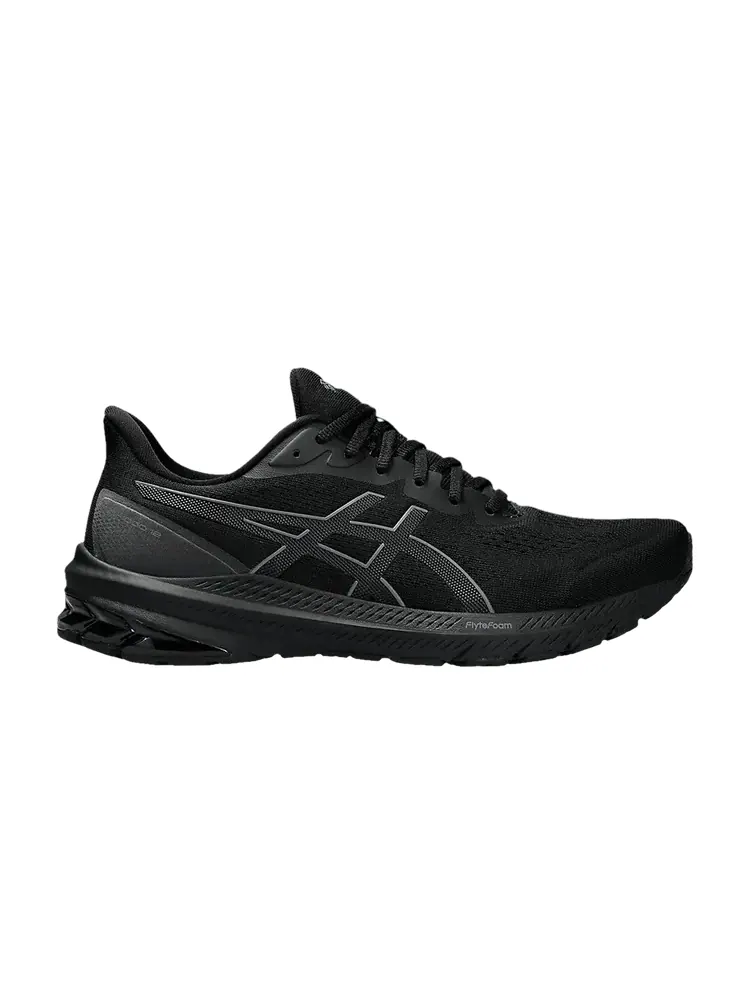 Кроссовки ASICS GT 1000 12 Extra Wide 'Black Carrier Grey' — изображение 1 из 1, черный/серый