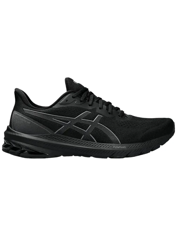 Кроссовки ASICS GT 1000 12 'Black Carrier Grey' — изображение 1 из 1, черный
