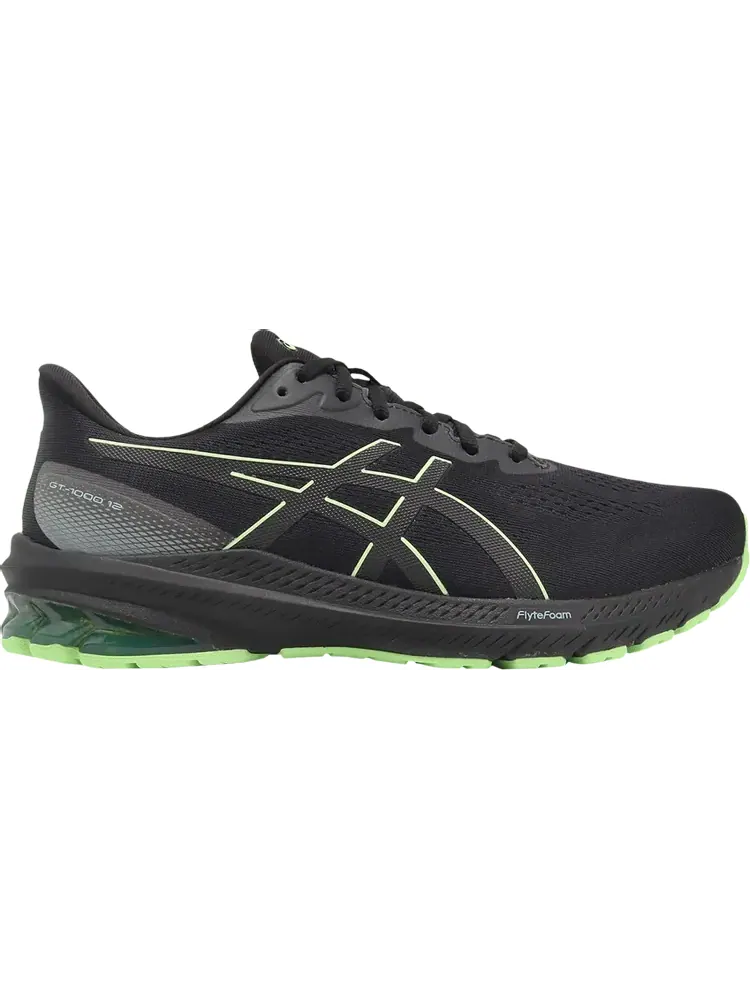 Кроссовки GT 1000 12 GORE-TEX 'Black Illuminate Green' — изображение 1 из 1, черный
