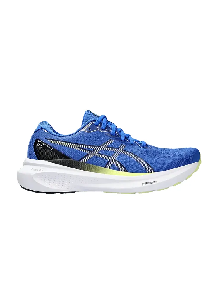 Кроссовки ASICS Gel Kayano 30 Wide 'Illusion Blue Glow Yellow' — изображение 1 из 1, синий/желтый