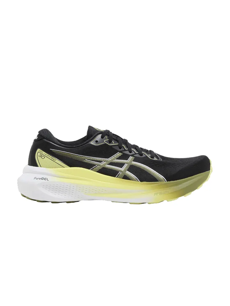 Кроссовки ASICS Gel Kayano 30 Extra Wide 'Black Glow Yellow' — изображение 1 из 9, черный/желтый