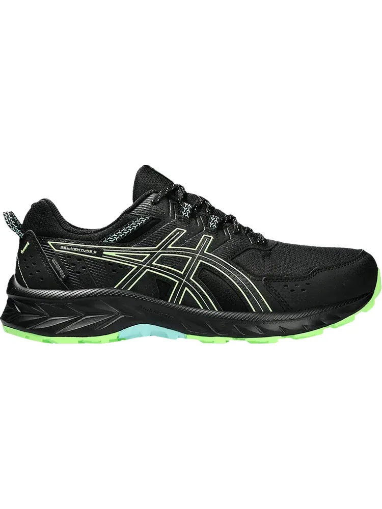 Кроссовки Gel Venture 9 Waterproof 'Black Illuminate Green' — изображение 1 из 1, черный