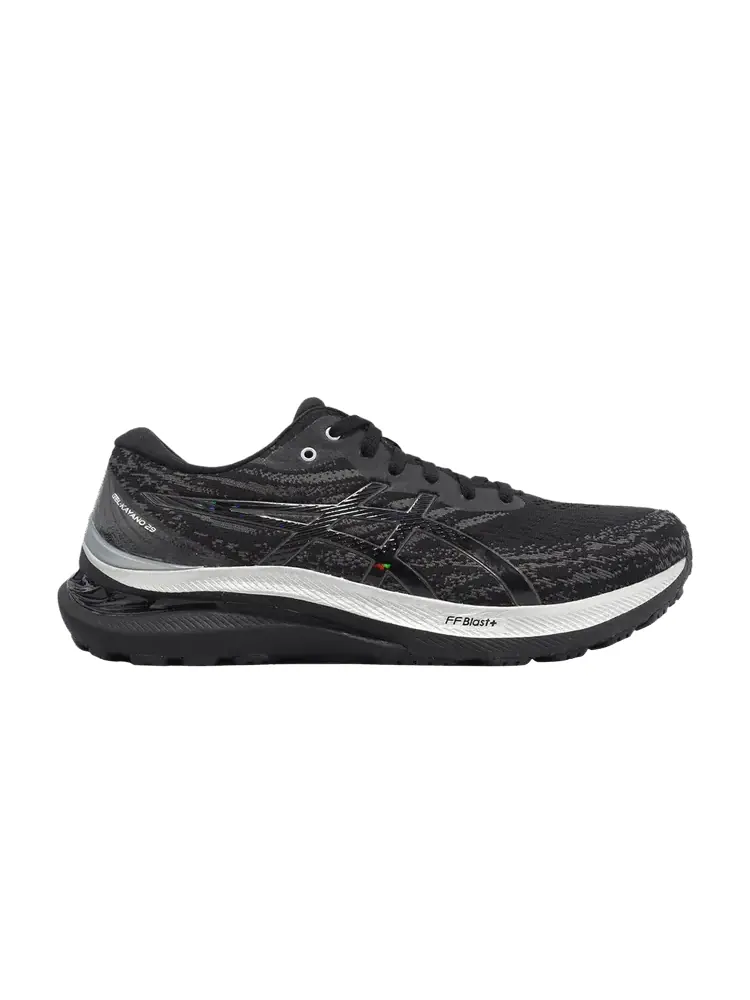 Кроссовки ASICS Gel Kayano 29 Platinum 'Black White' — изображение 1 из 1, черный/черный