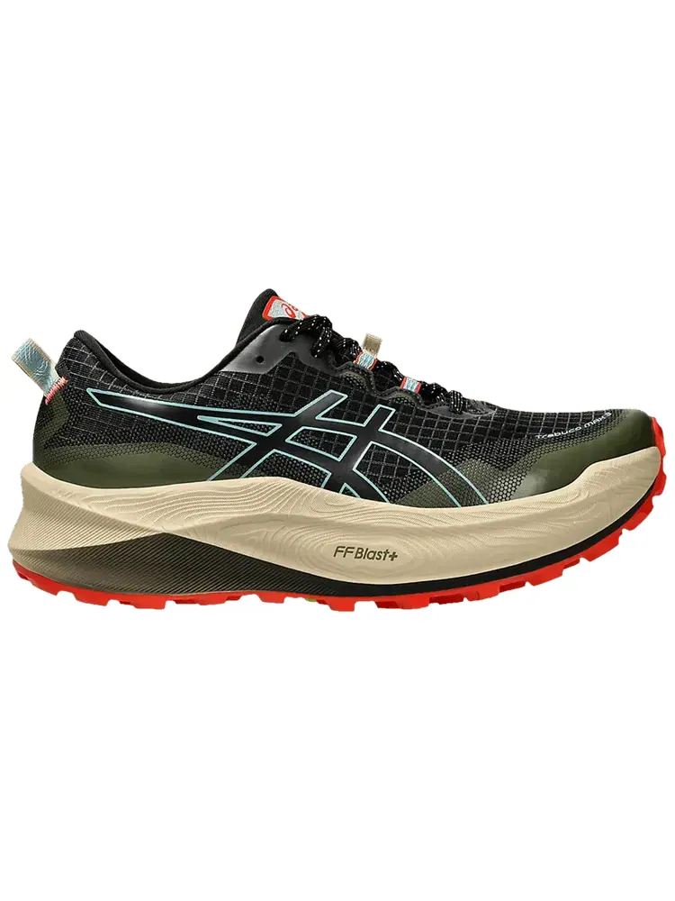 Кроссовки ASICS Trabuco Max 3 'Black Green Smoke Blue' — изображение 1 из 1, черный