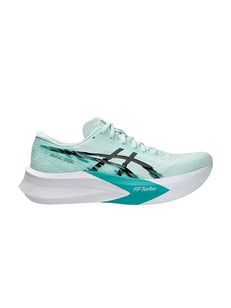 Кроссовки ASICS Magic Speed 4 Wide Soothing Sea Black — изображение 1 из 1, бирюзовый