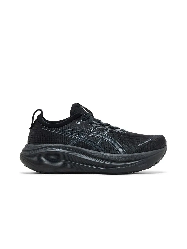 Кроссовки Gel Nimbus 27 Wide 'Black Graphite Grey' — изображение 1 из 8, черный графитовый серый