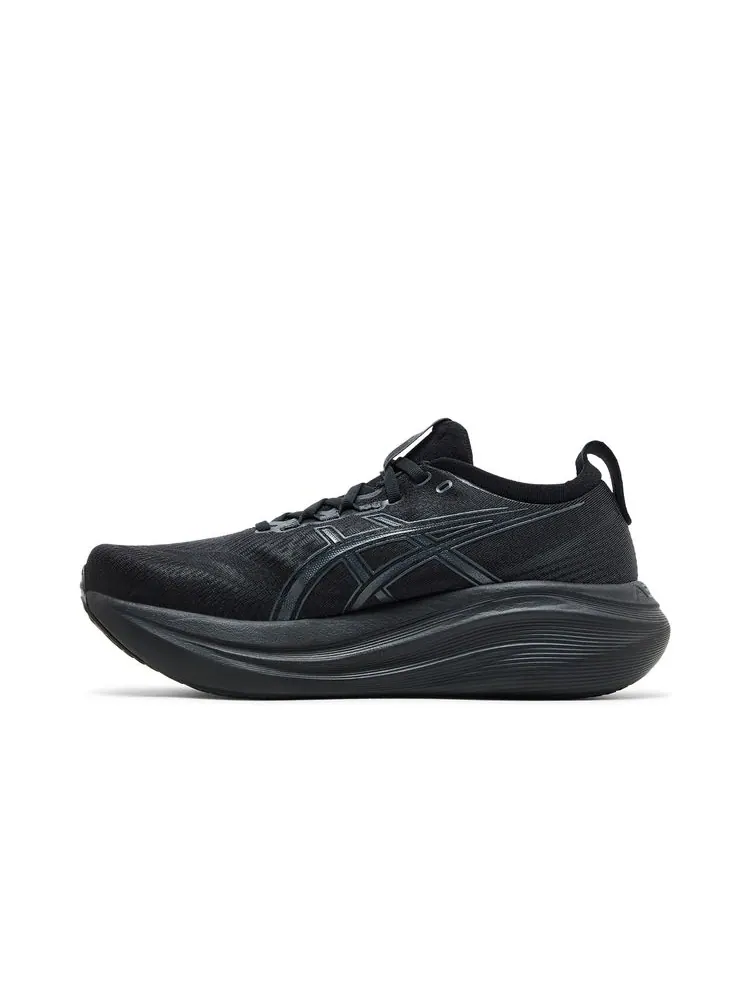 Кроссовки Gel Nimbus 27 Wide 'Black Graphite Grey' — изображение 3 из 8, черный графитовый серый
