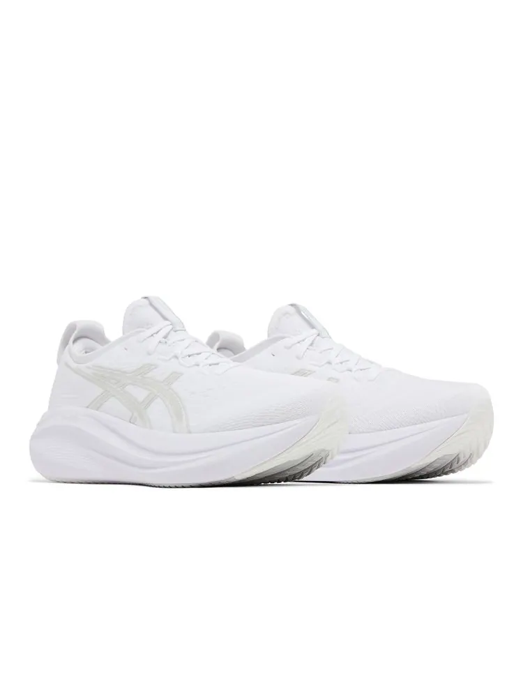 Кроссовки Gel Nimbus 27 'White Glacier Grey' — изображение 8 из 8, белый серый