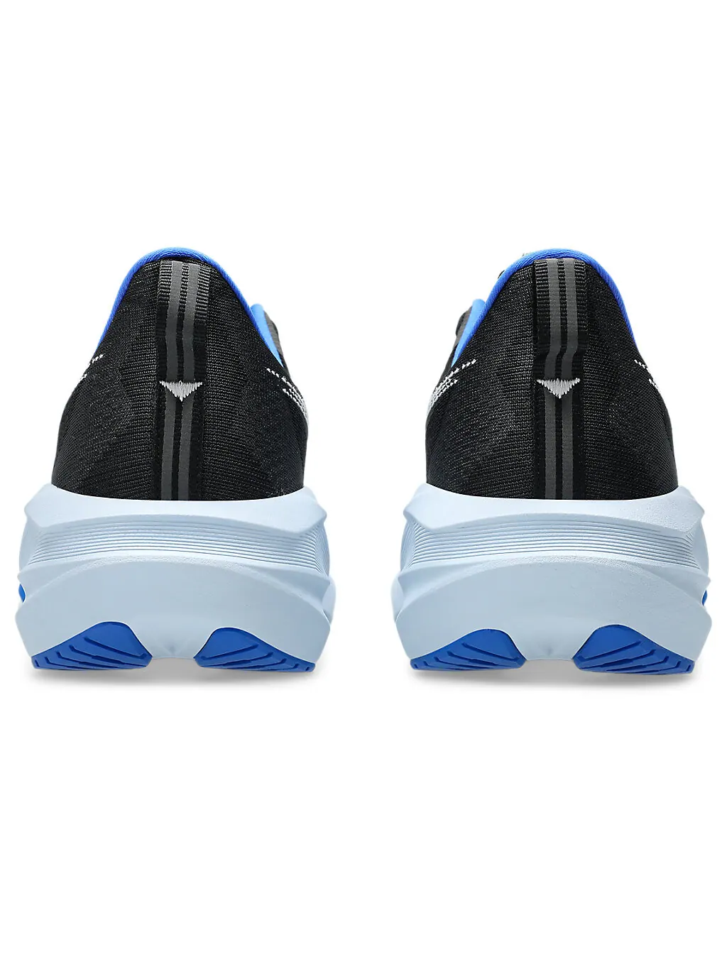 Беговые мужские кроссовки Asics Novablast 5, Black/White — изображение 6 из 7, черный/белый