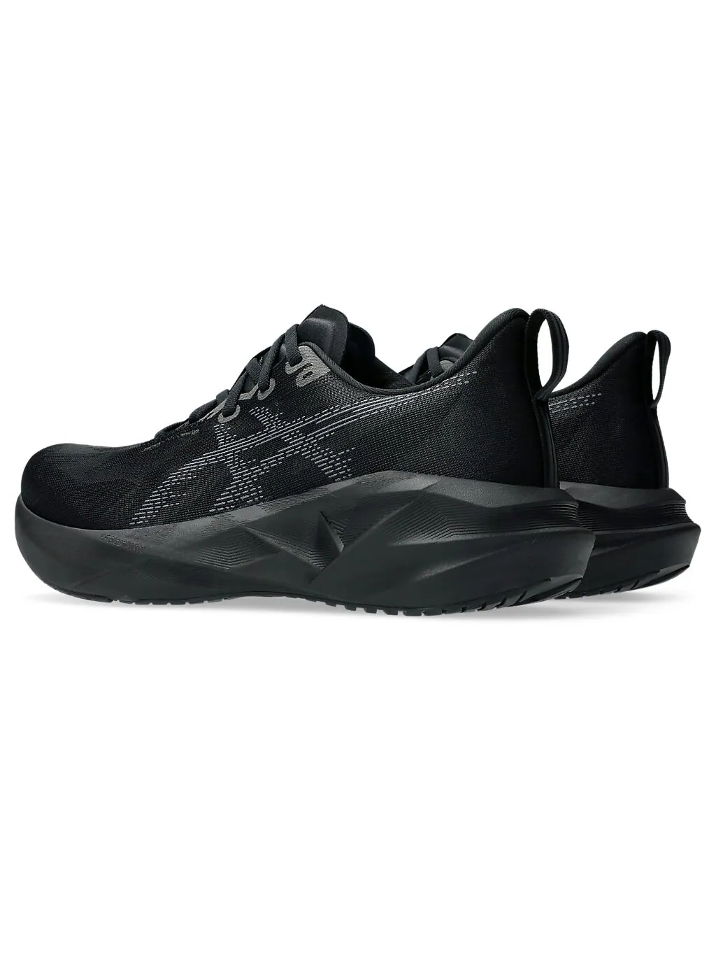 Беговые мужские кроссовки Asics Novablast 5 — изображение 3 из 7, черный/серый
