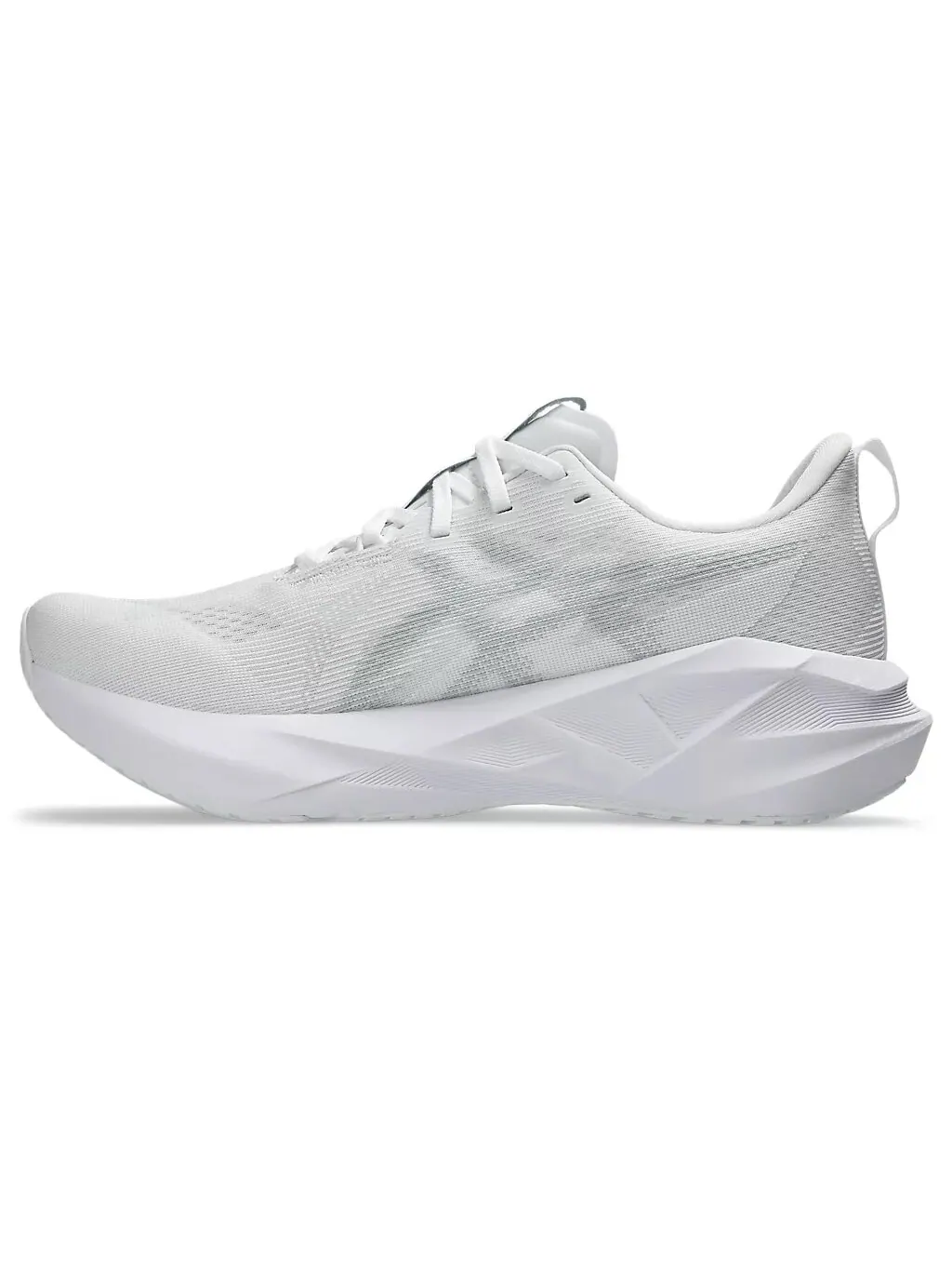 Беговые мужские кроссовки Asics Novablast 5 — изображение 7 из 7, белый/серый