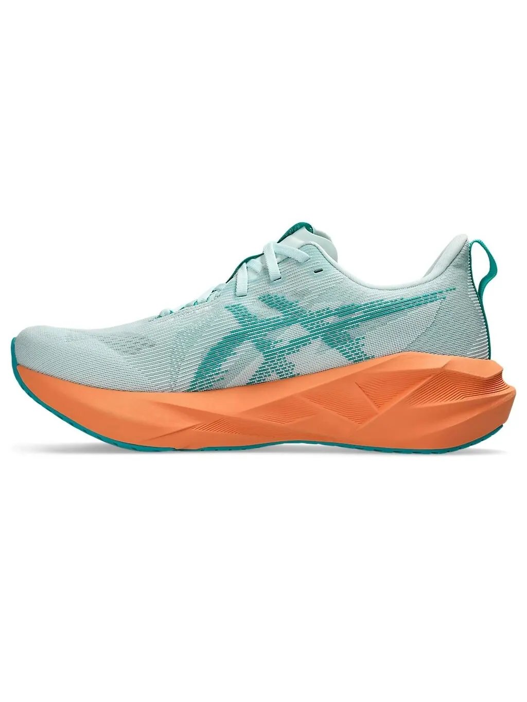 Беговые мужские кроссовки Asics Novablast 5, Soothing Sea/Wave Teal — изображение 7 из 7, бирюзовый
