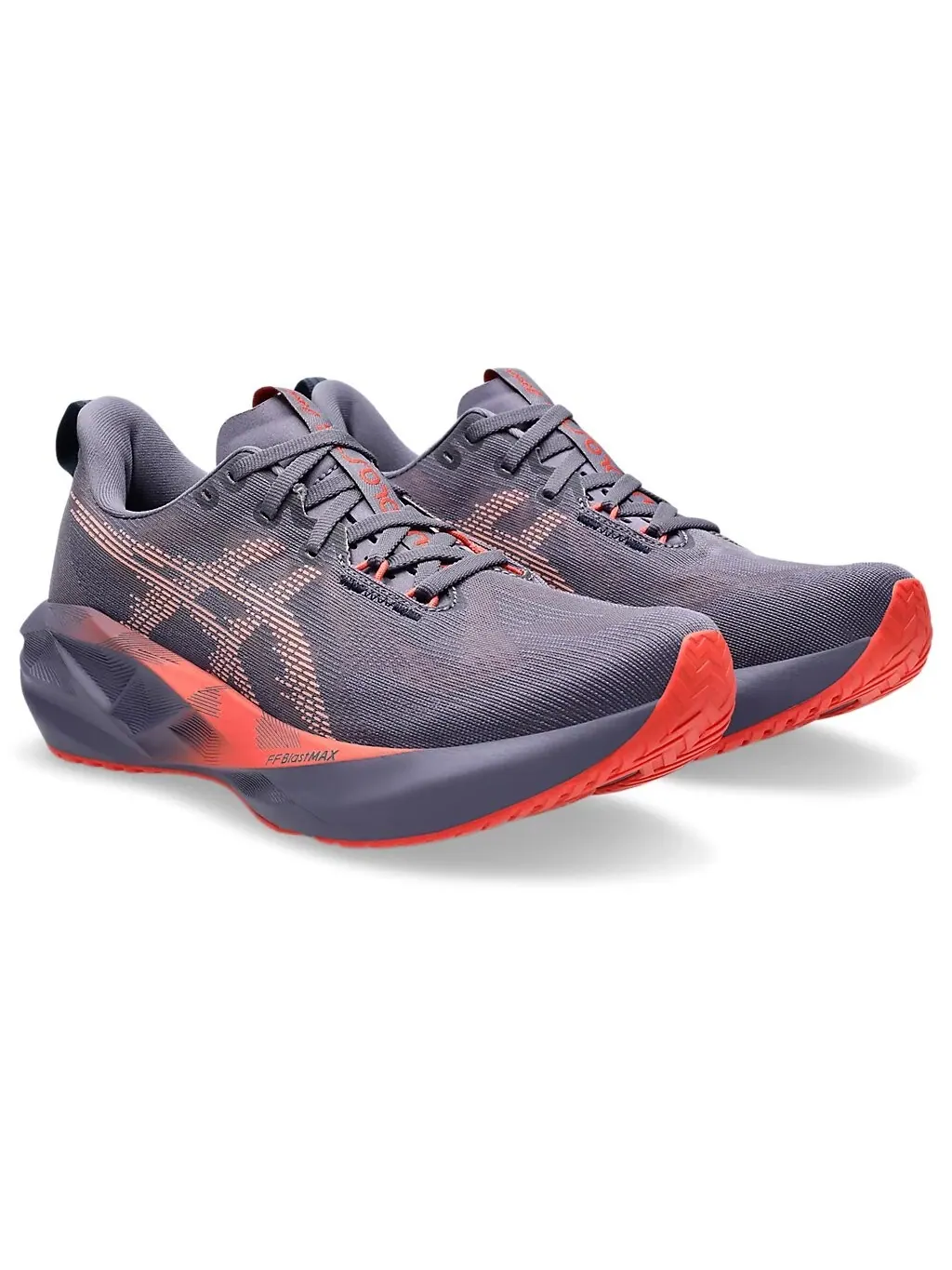 Беговые мужские кроссовки Asics Novablast 5 — изображение 2 из 8, фиолетовый