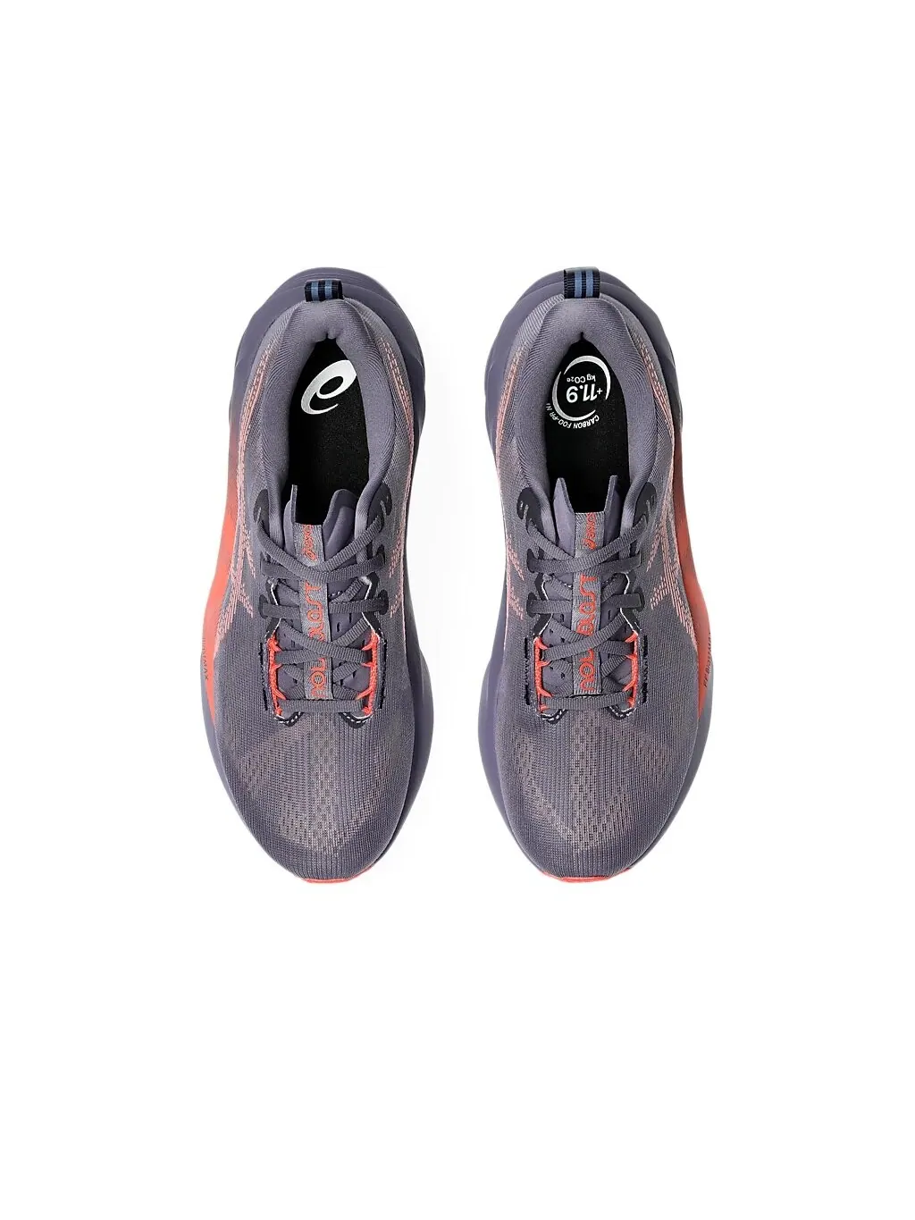 Беговые мужские кроссовки Asics Novablast 5 — изображение 4 из 8, фиолетовый