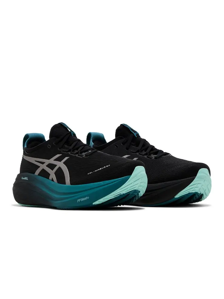 Кроссовки Gel Nimbus 27 Lite Show 'Black Clay Grey Blue' — изображение 8 из 8, черный серый синий