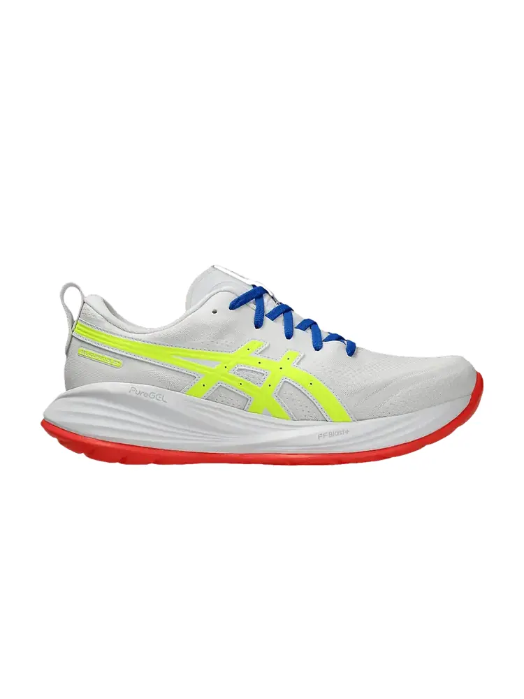 Кроссовки ASICS Gel Cumulus 27 'Track Club Pack - Safety Yellow' — изображение 1 из 1, белый/желтый