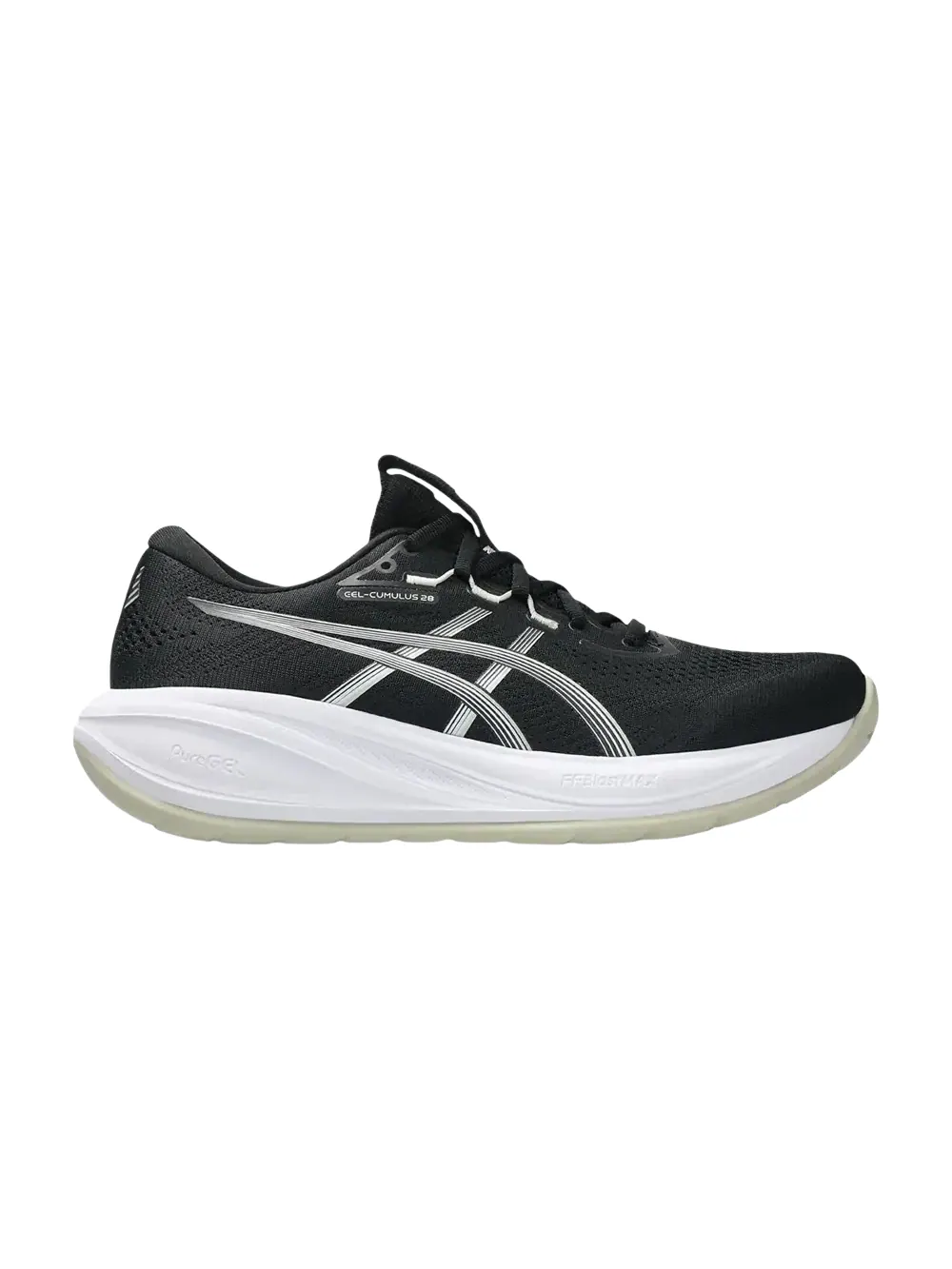 Кроссовки ASICS Gel-Cumulus 28 4E Extra Wide — изображение 1 из 1, черный/белый