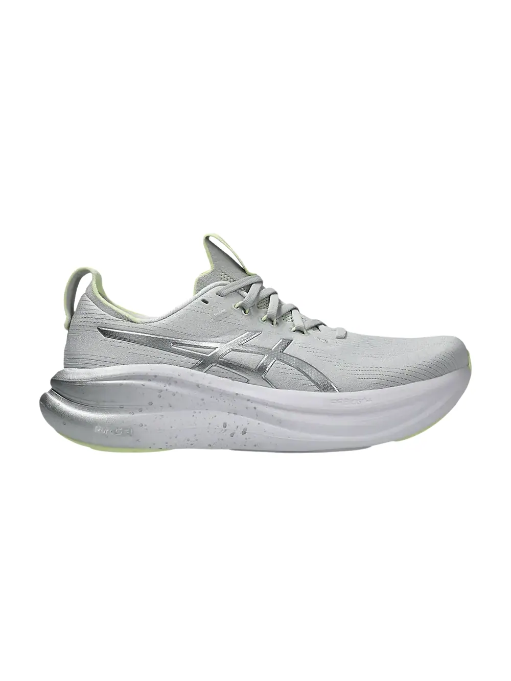 Кроссовки ASICS Gel-Nimbus 28 — изображение 1 из 1, платиновый/зеленый