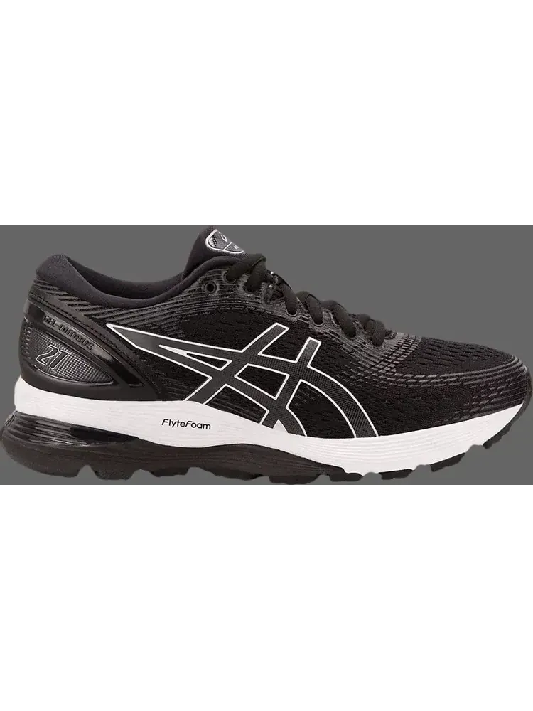 Кроссовки wmns gel nimbus 21 'black grey' Asics — изображение 1 из 1, черный