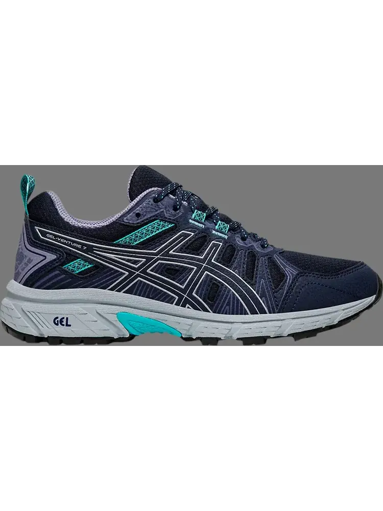 Кроссовки wmns gel venture 7 wide 'black silver' Asics — изображение 1 из 1, черный