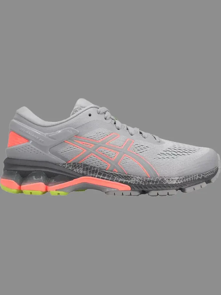 Кроссовки wmns gel kayano 26 'hyper flash - piedmont grey sun coral' Asics — изображение 1 из 1, серый