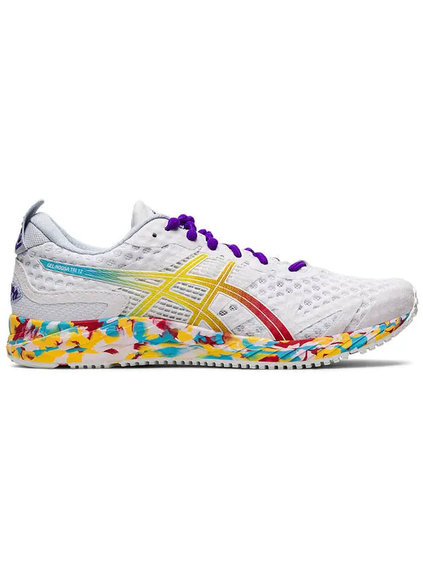 Кроссовки гелевые Asics gel noosa tri 12 — изображение 2 из 4, белый/фиолетовый